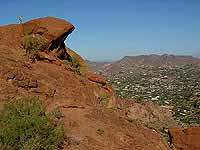 Blick nach Norden ber Paradise Valley