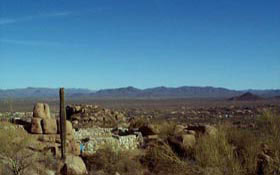 Blick nach Norden ber den 'Grand View Point'