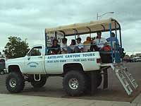  'Taxi' zu den Canyons