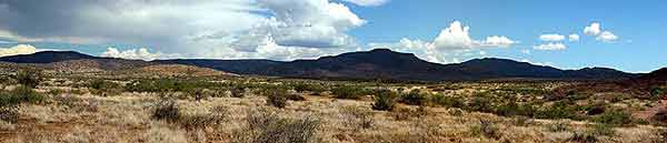 Blick an der Ostgrenze des Aqua Fria National Monuments