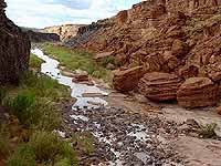 Downstream the Grand Falls
